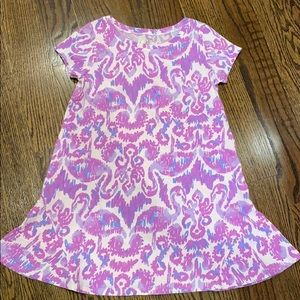 Lilly Pulitzer purple dress.